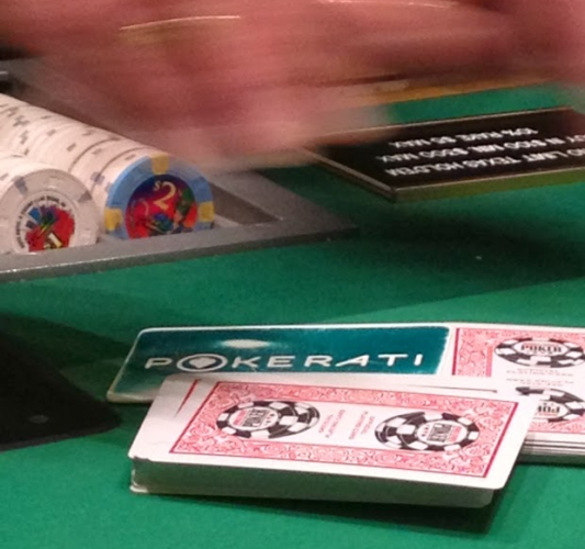 pokerati dealer cut card at the wsop